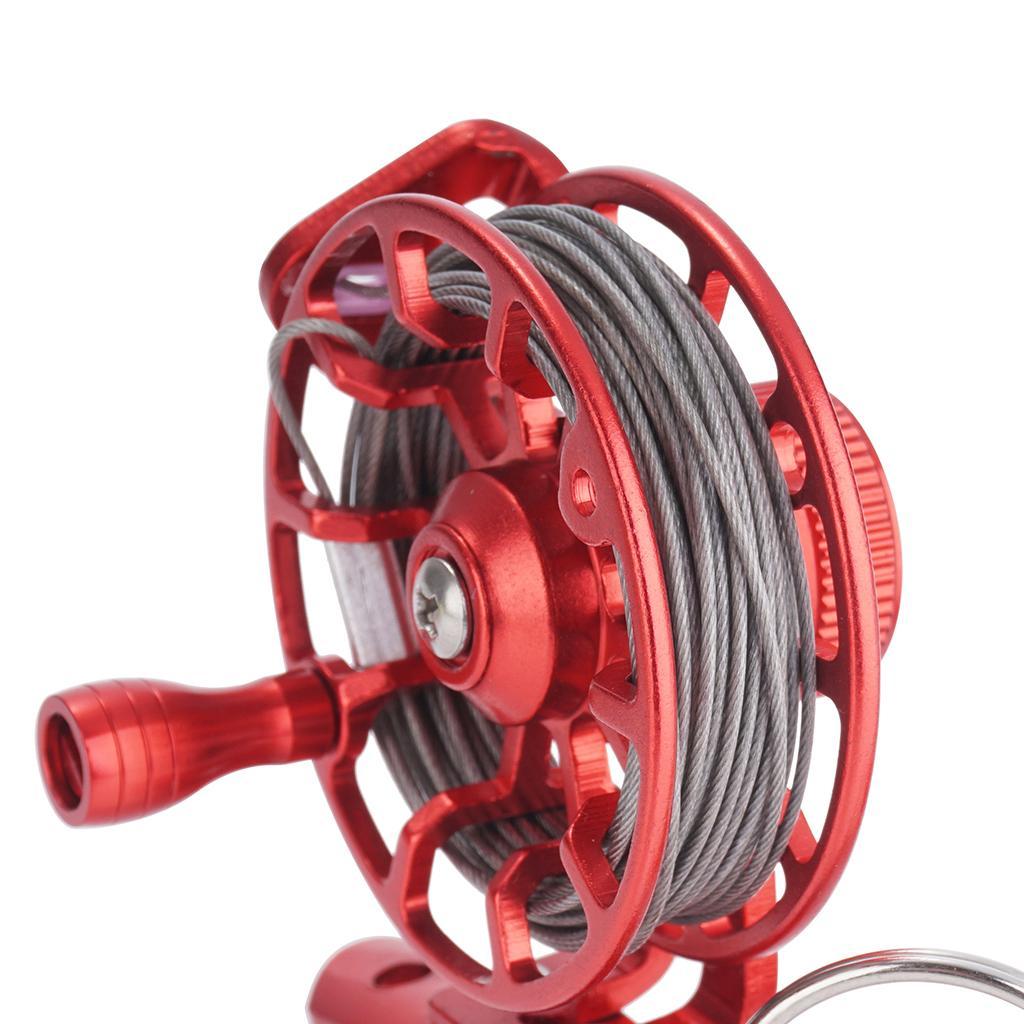 Heavy Duty Fishing Lock Buckle With Reel And - Red, 6.1m