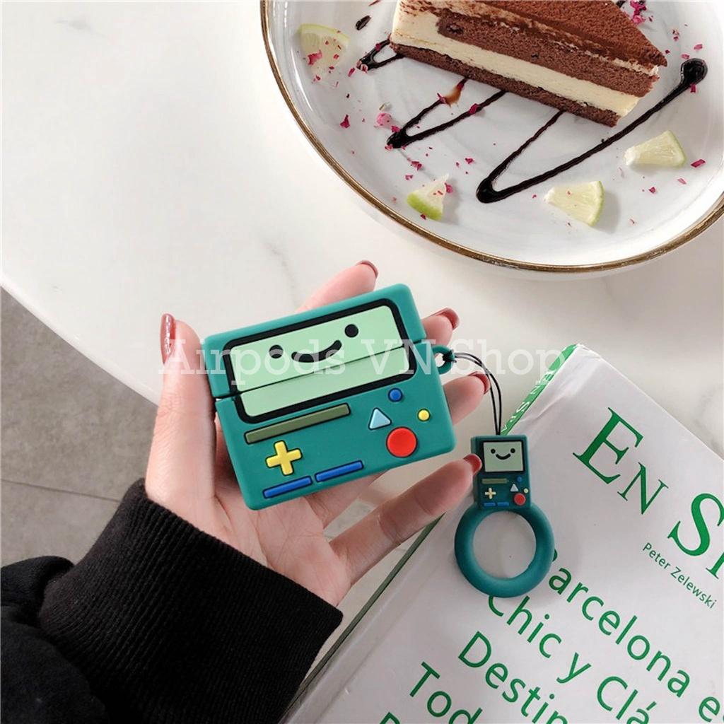 Bao Case Ốp dành cho airpod 1/2, Airpods Pro máy chơi game xanh lá cây silicon cao cấp