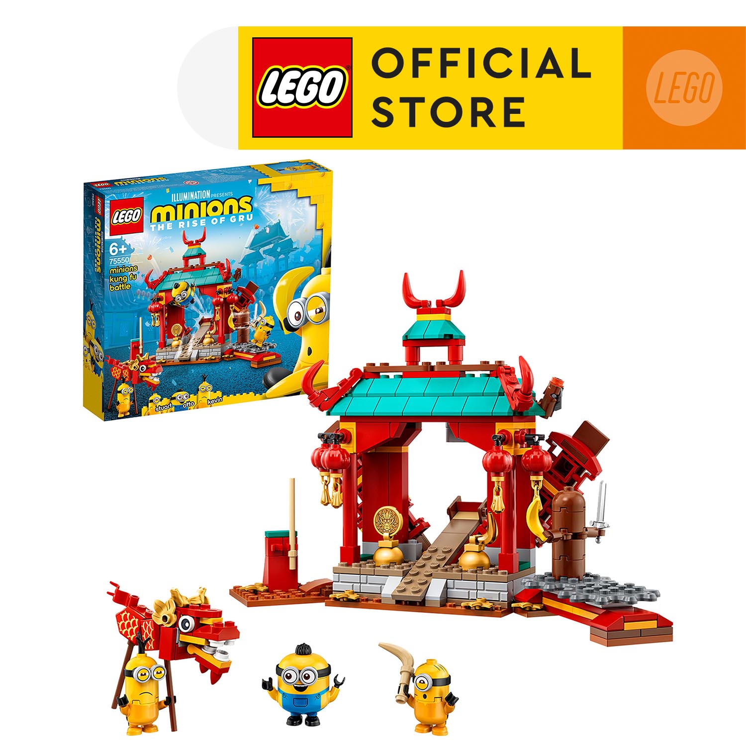 LEGO MINIONS 75550 Trận Chiến Kung Fu (310 chi tiết)