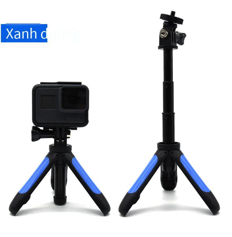 Khuyến mãi phù hợp cho phụ kiện gopro nối dài mini que tripod máy ảnh selfie stick máy tính để bàn micro hero5/6/7 chân đế