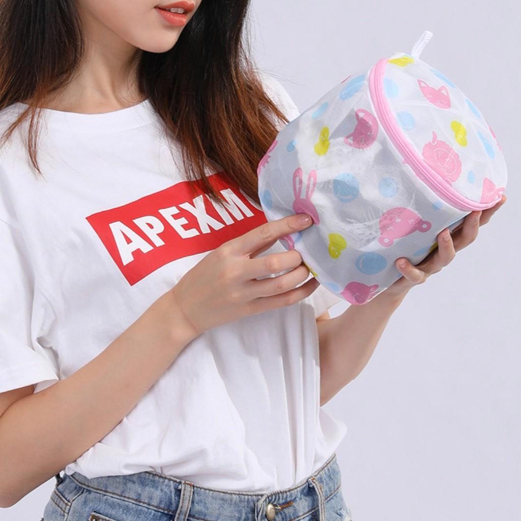 Sét 5 Chiếc Túi giặt đồ máy giặt hình hoa , túi lưới giặt quần áo lót tiện lợi