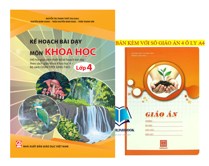 Sách - Kế hoạch bài dạy môn Khoa học lớp 4 (bộ sách Chân trời sáng tạo)