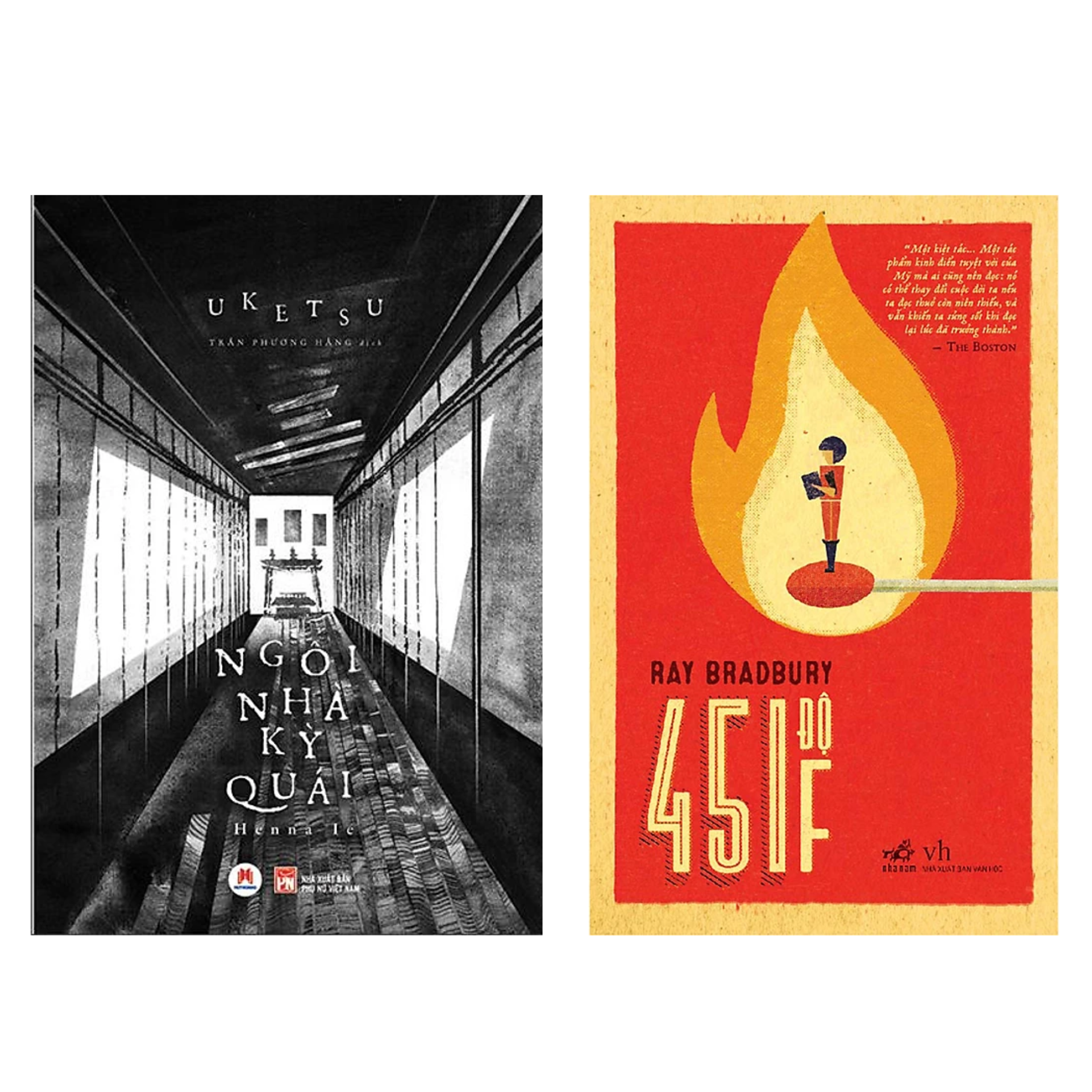 Combo 2 Cuốn : Ngôi Nhà Kỳ Quái  + 451 Độ F