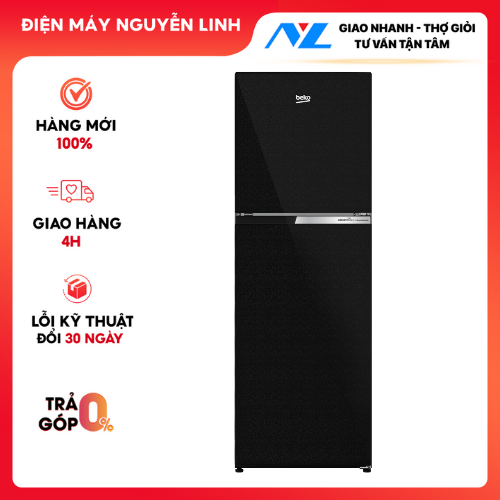 Tủ lạnh Beko ngăn đá trên 251 lít RDNT251I50VHFU - HÀNG CHÍNH HÃNG