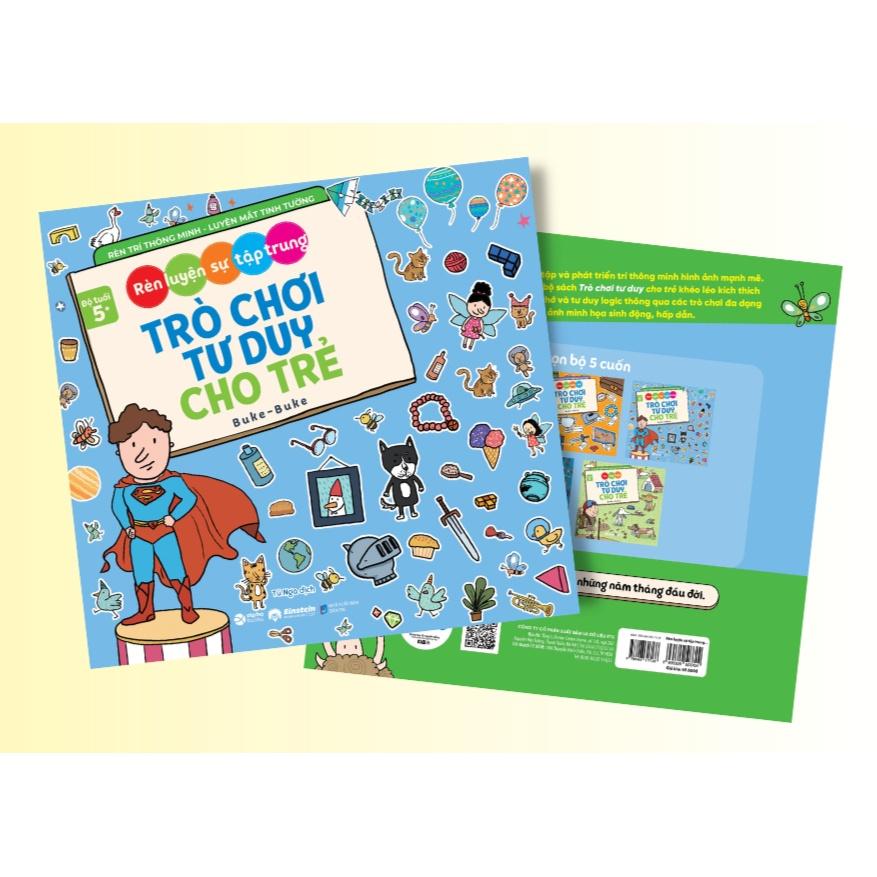 Bộ Sách Trò Chơi Tư Duy Cho Trẻ - Buke Buke - Bản Quyền