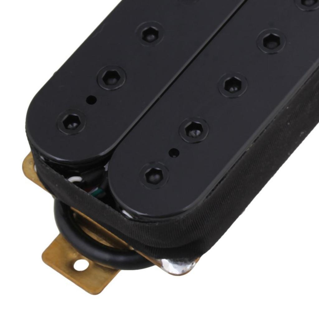 2 x 7 String Guitar Double Coil Pickup for Electric Guitar Accessory Black