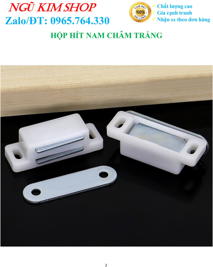HỘP HÍT NAM CHÂM TRẮNG NHỎ _ LỚN