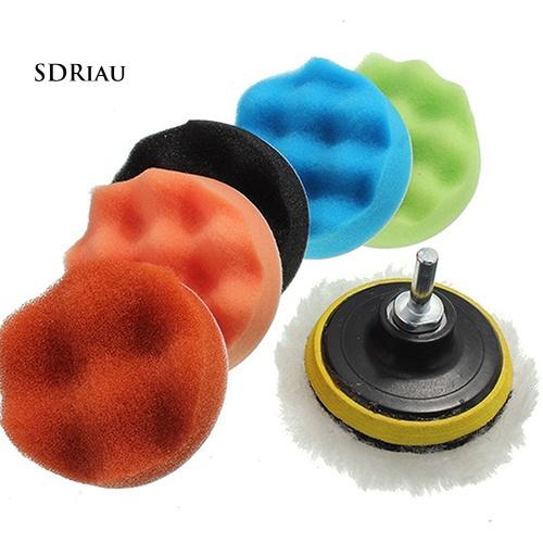 Set 7 Miếng Xốp 3 Inch Đánh Bóng Xe Hơi