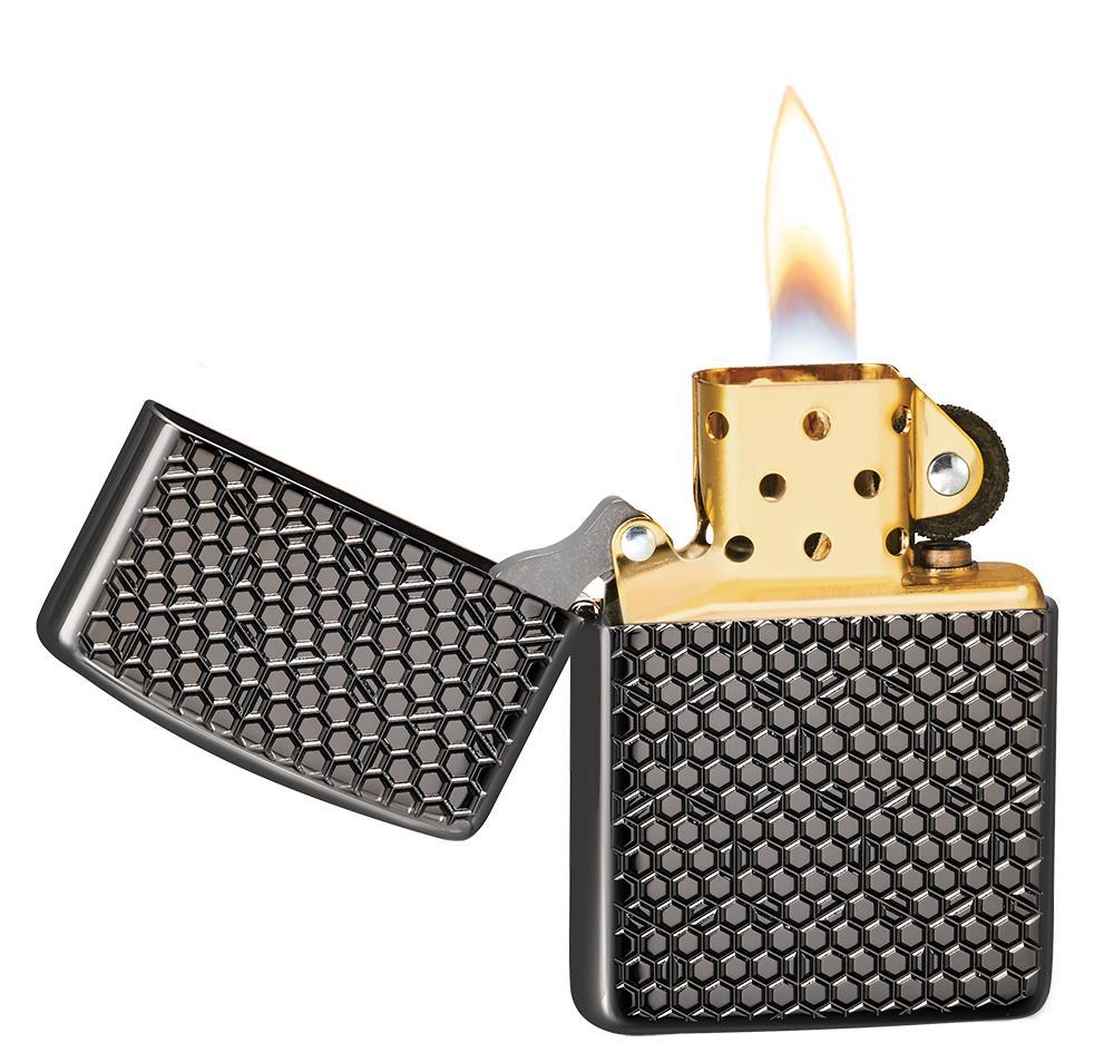 Bật Lửa Zippo Hexagon Design 49021