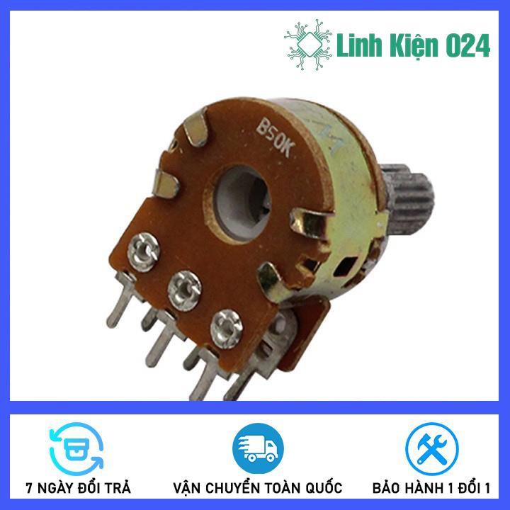 Bộ 5 biến trở Volum, triết áp Đôi 50K