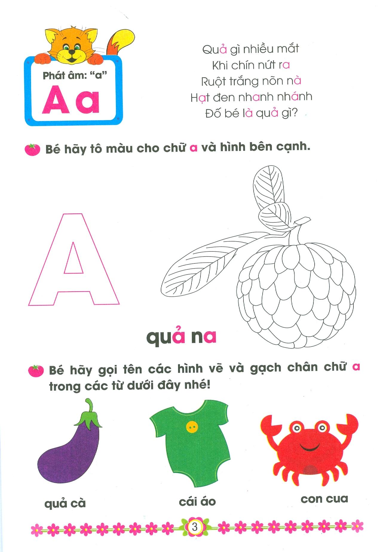 Hành trang cho bé vào lớp 1 - Bé nhận biết và làm quen với chữ cái