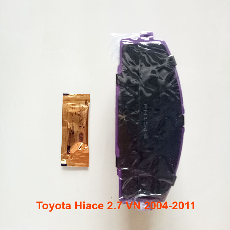 Má phanh trước, bố thắng trước xe Toyota Hiace 2.7 Việt Nam 2004, 2005, 2006, 2007, 2008, 2009, 2010, 2011 04465-YZZE9 mã PN1516