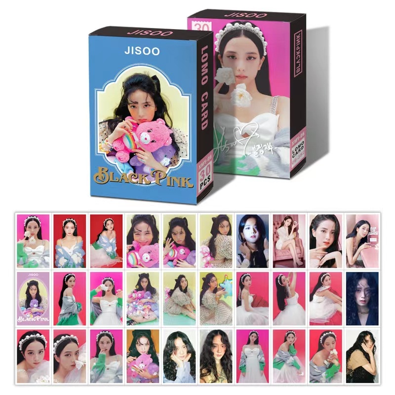 Lomo card Blackpink season greetings ảnh nhóm và từng thành viên