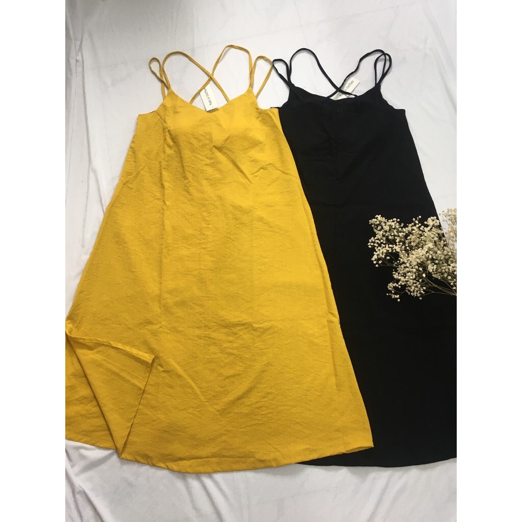 Đầm maxi hở lưng dây đan chéo quyến rũ