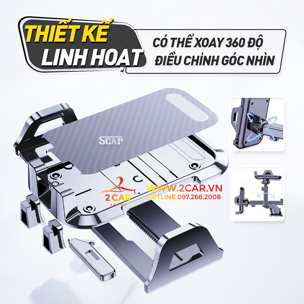 Giá đỡ điện thoại trên ô tô hít cửa kính, gắn điện thoại trên ô tô để taplo cực kì chắc chắn, nhỏ gọn - Mẫu xoắn ốc Bra