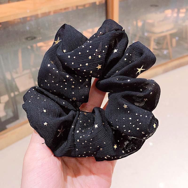 Dây buộc tóc scrunchies thiết kế đơn giản nữ tính_BT05