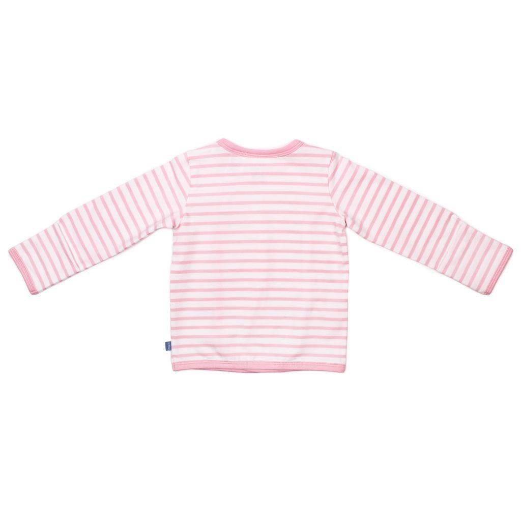 Bộ dài tay cài lệch kẻ hồng