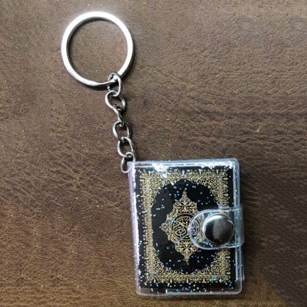 2x Islam Ark  Book Keychain Arabic Religious Keyring  Purse Decor