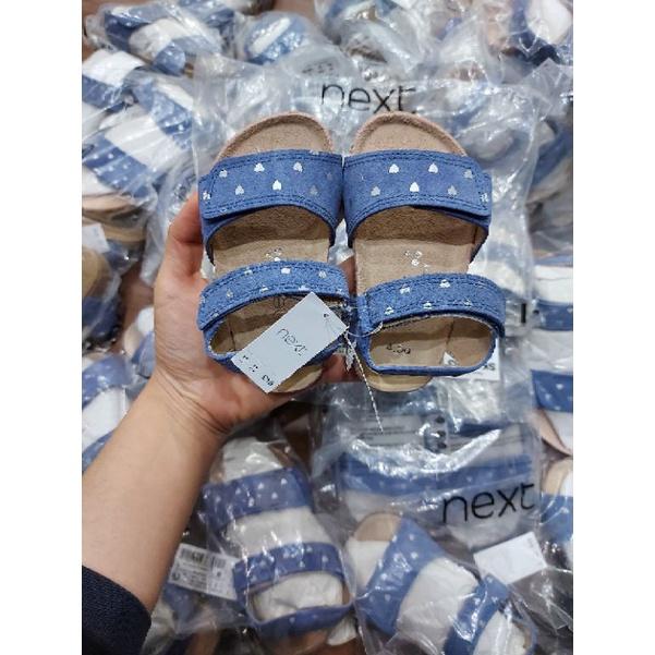 Dép sandals bé gái n.e.x.t hàng chính hãng vợt sale (hàng auth)