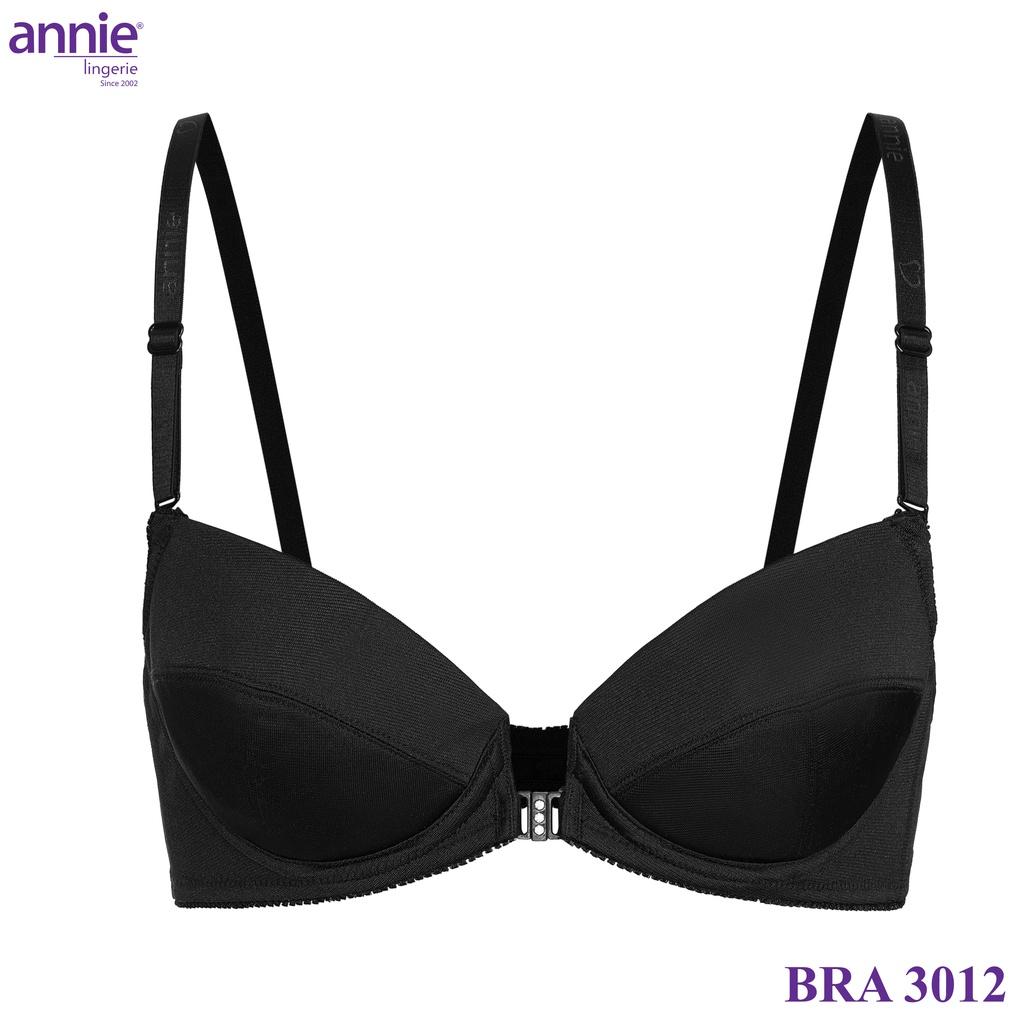 Áo Ngực trơn cao cấp mút mỏng siêu nhẹ annie bra 3012 cài trước, ôm trọn ngực, không cộm phù hợp mặc công sở, đi học.