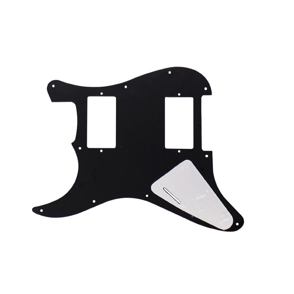 11 Hole Guitar Pick Guard Scratch Plate DIY Replacements Parts Black