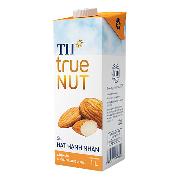 Thùng Sữa Hạt Hạnh Nhân TH True Nut (1L x 12 Hộp)