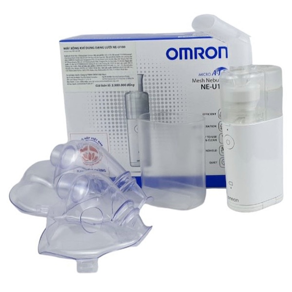 Máy xông mũi họng Omron NE-U100 Chính Hãng – Công nghệ lưới rung siêu âm hiện đại, hiệu suất vượt trội
