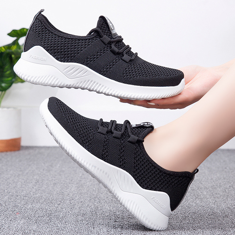 Giày thể thao nữ sneaker đi chơi siêu nhẹ êm chân buộc dây đế chống trơn trượt chạy bộ tôn dáng Jayshop V327