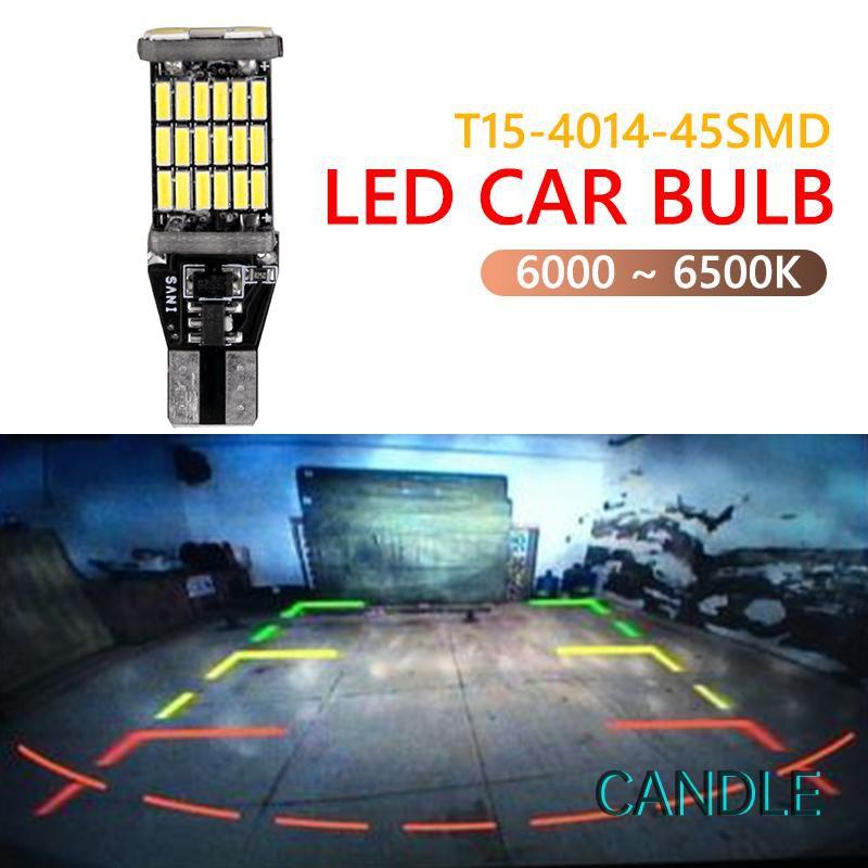 Bóng Đèn Led T15 W16W 4014 45 Smd 12v Chuyên Dụng Cho Xe Hơi