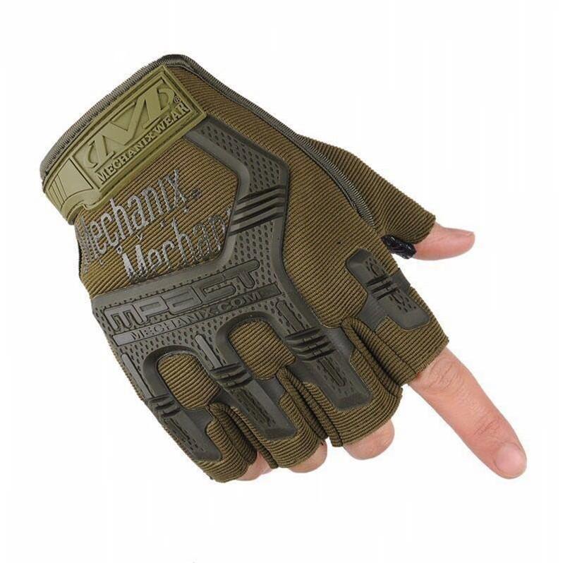  Găng tay nam ,bao tay nam cụt ngón lái xe du lịch phượt Mechanix Mpact