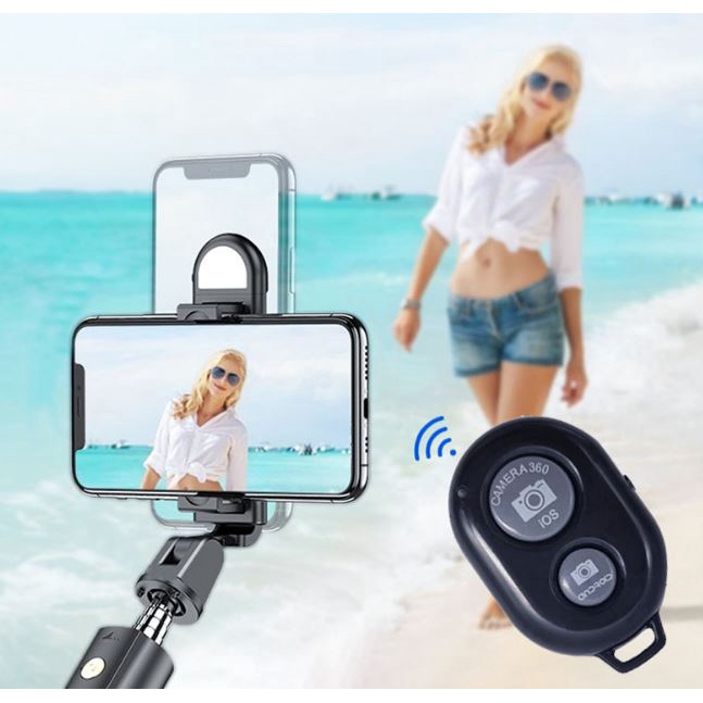 Đèn livestream để bàn 3in1 3 kẹp điện thoại