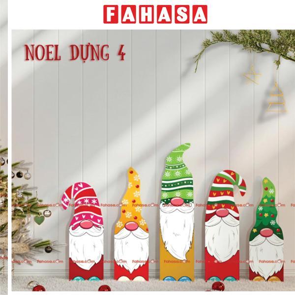 Set Gỗ Dựng Tường - Trang Trí Giáng Sinh - 70 x 15 x 10 cm - Bách Mộc 4