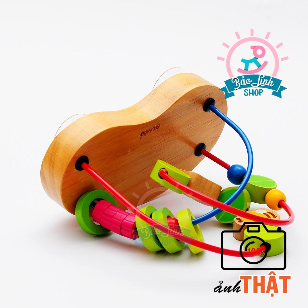 Đồ chơi cho bé 1 tuổi – Luồn hạt gỗ cho trẻ vận động tinh, phát triển trí tuệ, rèn tập trung| Giáo cụ Montessori 0-3