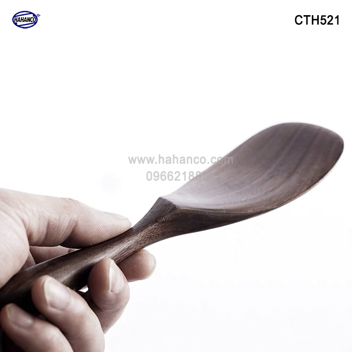 Muôi xới cơm đa năng bằng gỗ Óc Chó (Nhập khẩu Mỹ) - chiên xào các loại - HAHANCO