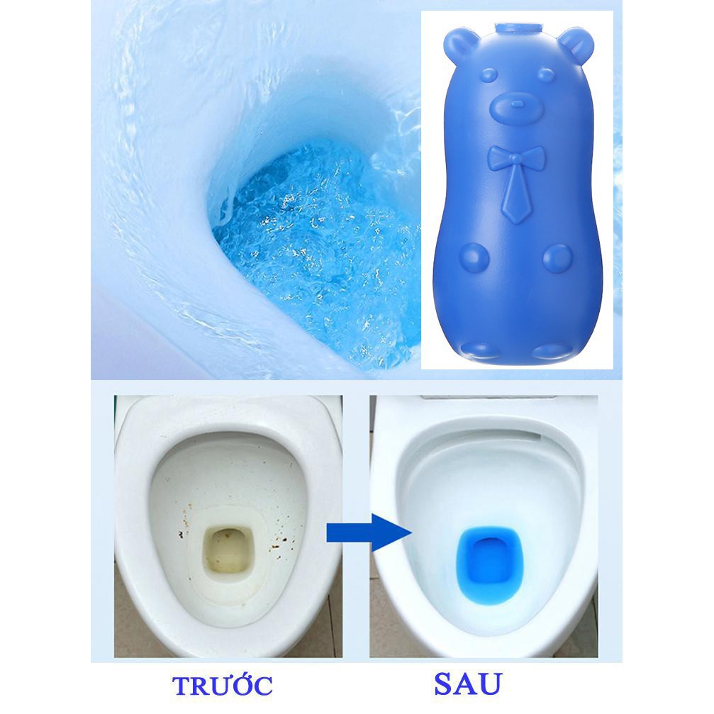 LỌ THẢ BỒN CẦU HÌNH GẤU - KHÔNG HỘP - NTH