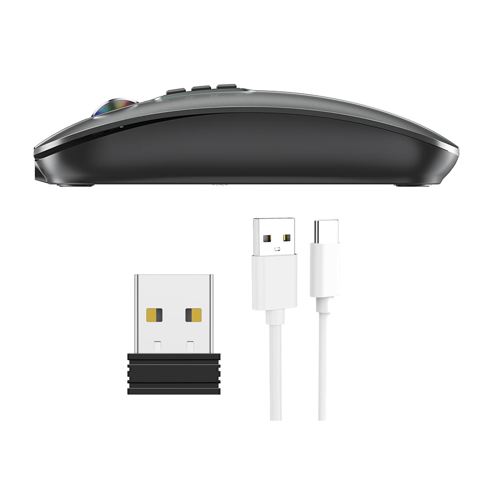 Mini Mouse Quiet Rechargeable Ergonomic DPI Button for PC Laptop Tablet