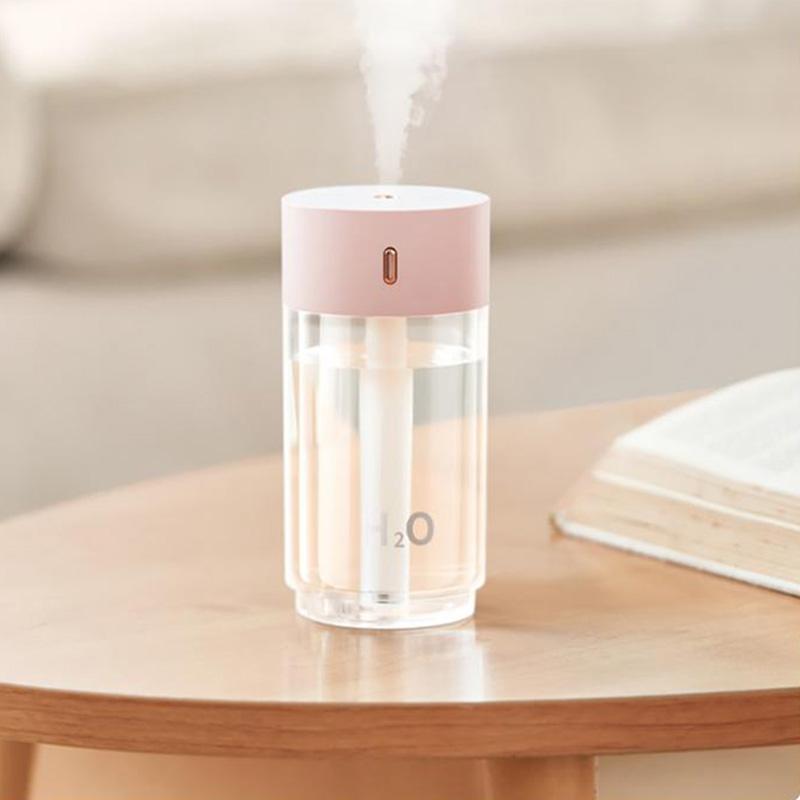 280ML Máy Tạo Độ Ẩm Không Khí Nano Máy Phun Sương Tạo Độ Ẩm Di Động 7 Màu Tuyển Hầu Tước Dưỡng Ẩm Humidificador Cáp USB Cắm Sử Dụng