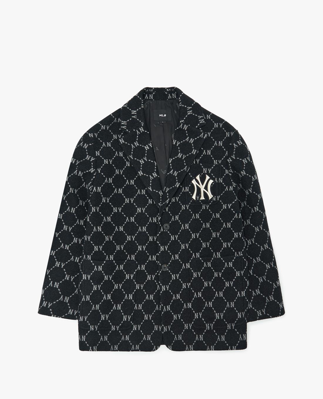 MLB - Áo blazer tay dài phối nút cài Dia Monogram All Over 3AJKM0124-50BKS