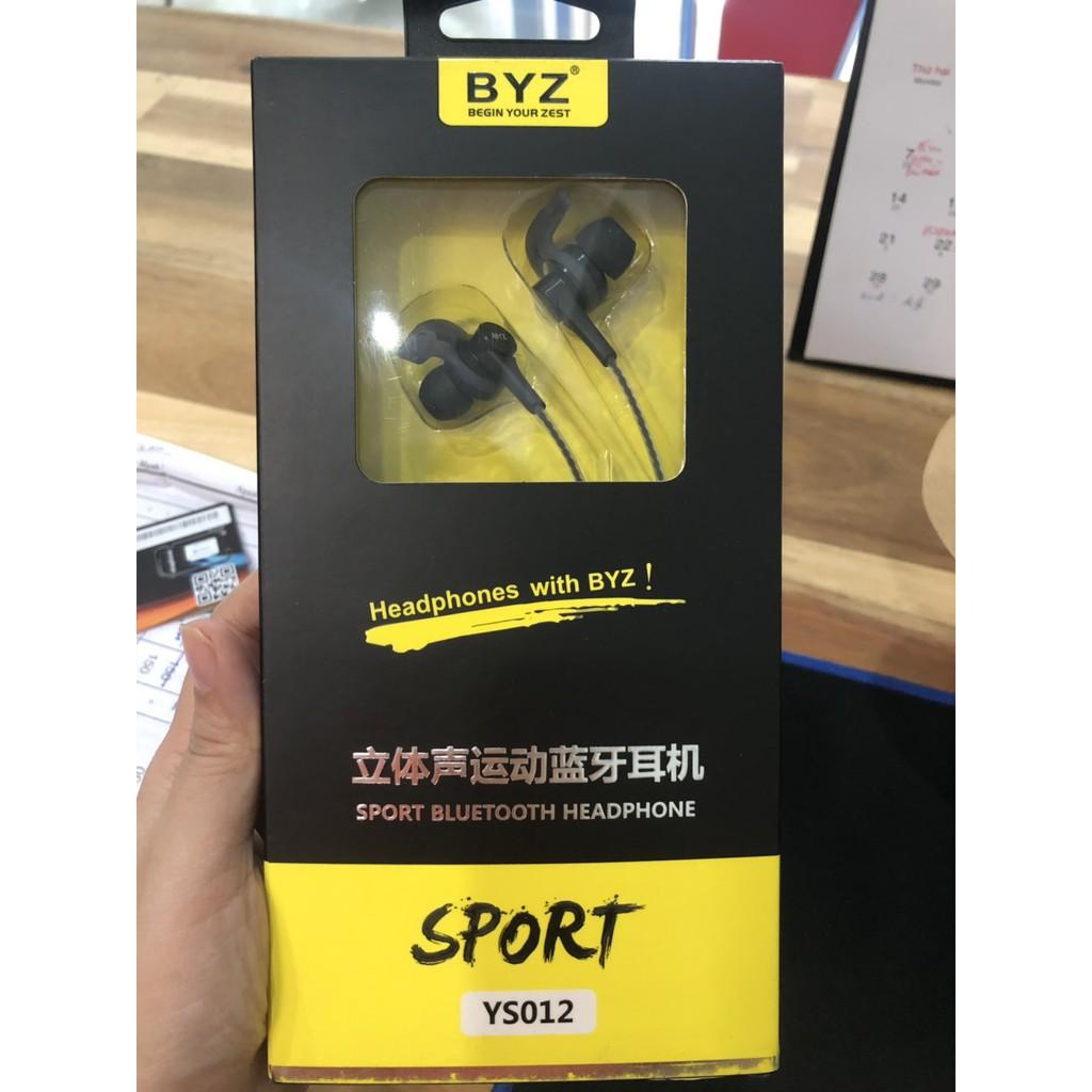 TAI NGHE BLUETOOTH 2 TAI BYZ YS012, Hàng chính hãng