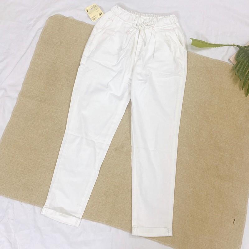 Quần baggy cạp chun dây rút chất dày dặn