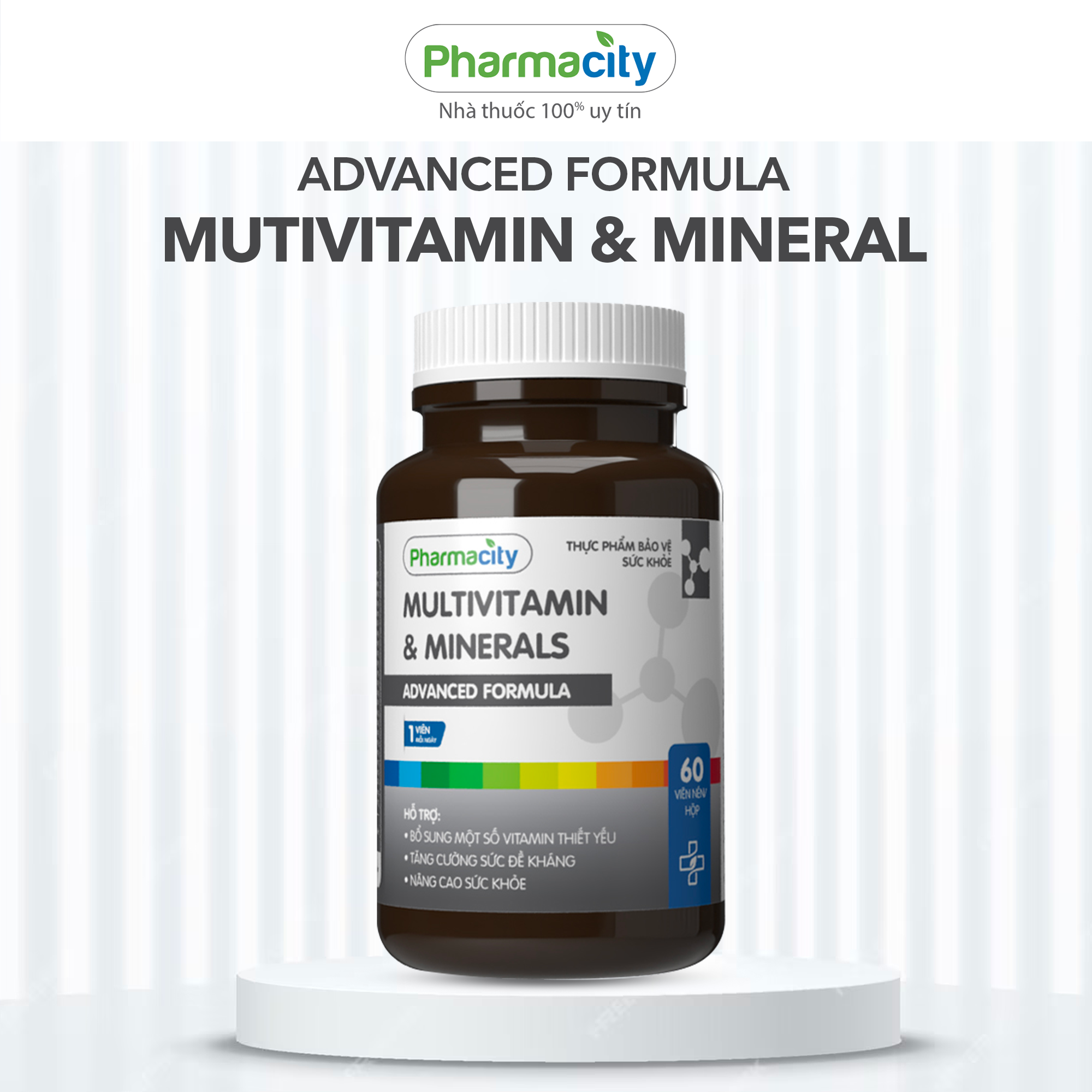 Hình ảnh Thực phẩm bảo vệ sức khỏe, tăng đề kháng Advanced Formula Multivitamin & Mineral (Chai 60 viên)
