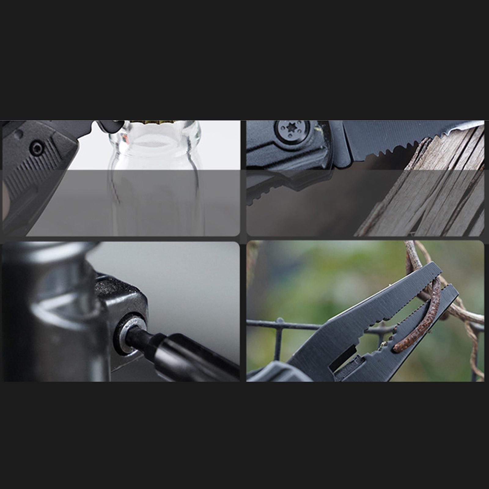 Multitool Knives Pliers Multifunctional Wire Cutter Survival Tool for Hiking