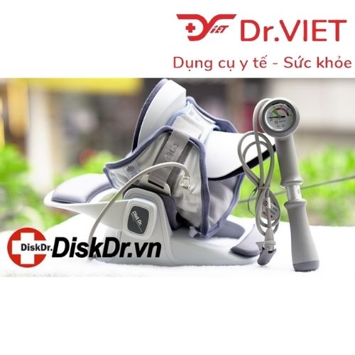 Đai cổ hơi DISK DR. CS500 Freesize hỗ trợ thoái hoá cột sống cổ, đau cổ, ngồi làm việc lâu giờ