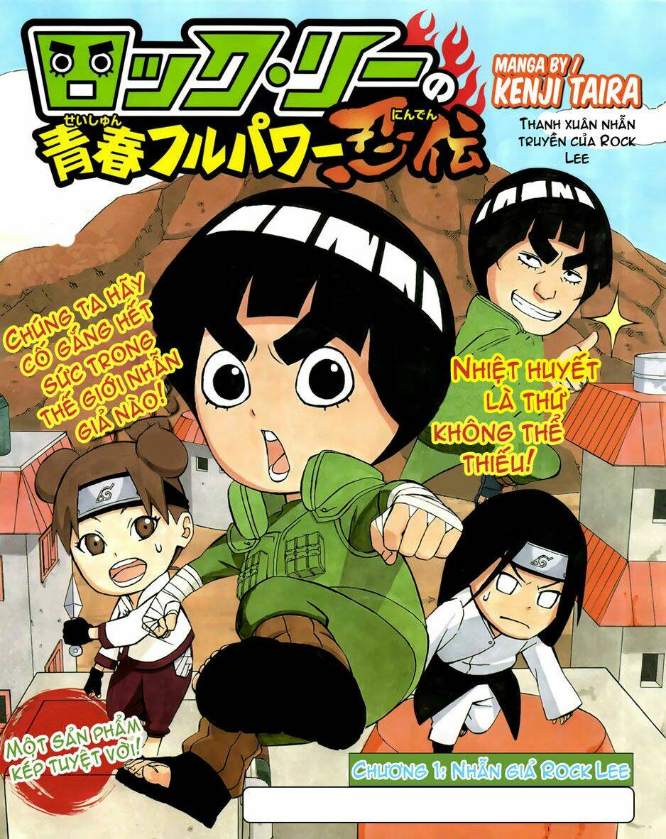 cửu vĩ hồ ly ngoại truyện rock lee chapter 1 1