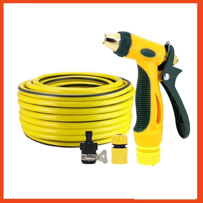 Bộ dây vòi xịt nước rửa xe,tưới cây tăng áp 3 lần 7-10m 206317
