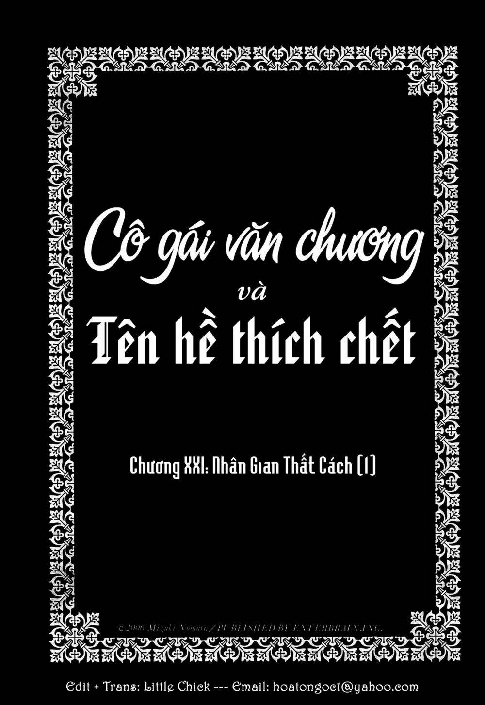cô gái văn chương và tên hề thích chết chapter 21 2