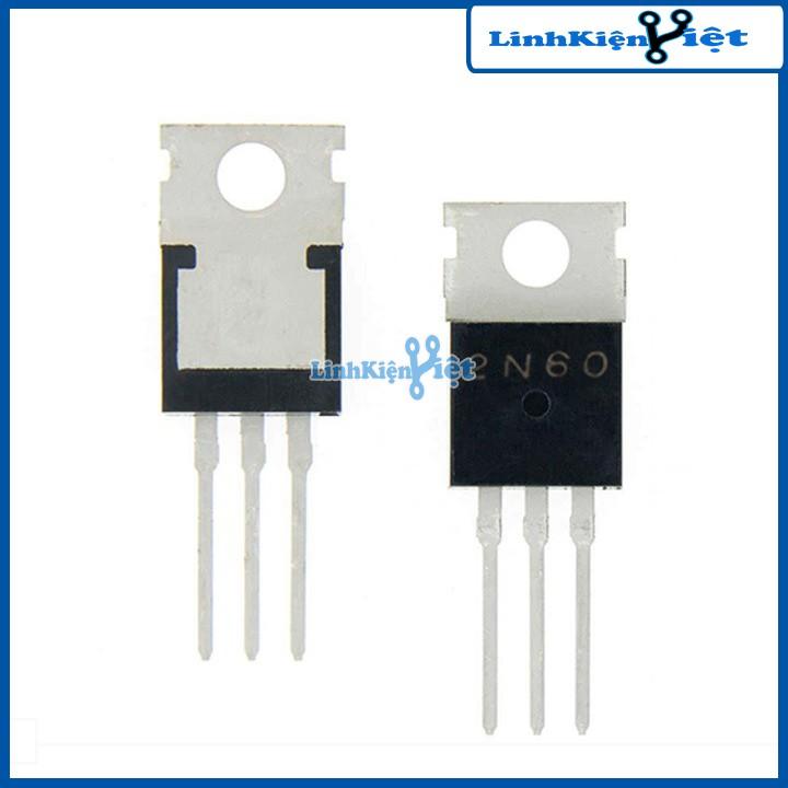 Sản phẩm MOSFET 2N60 TO-220 2A 600V N-1CH