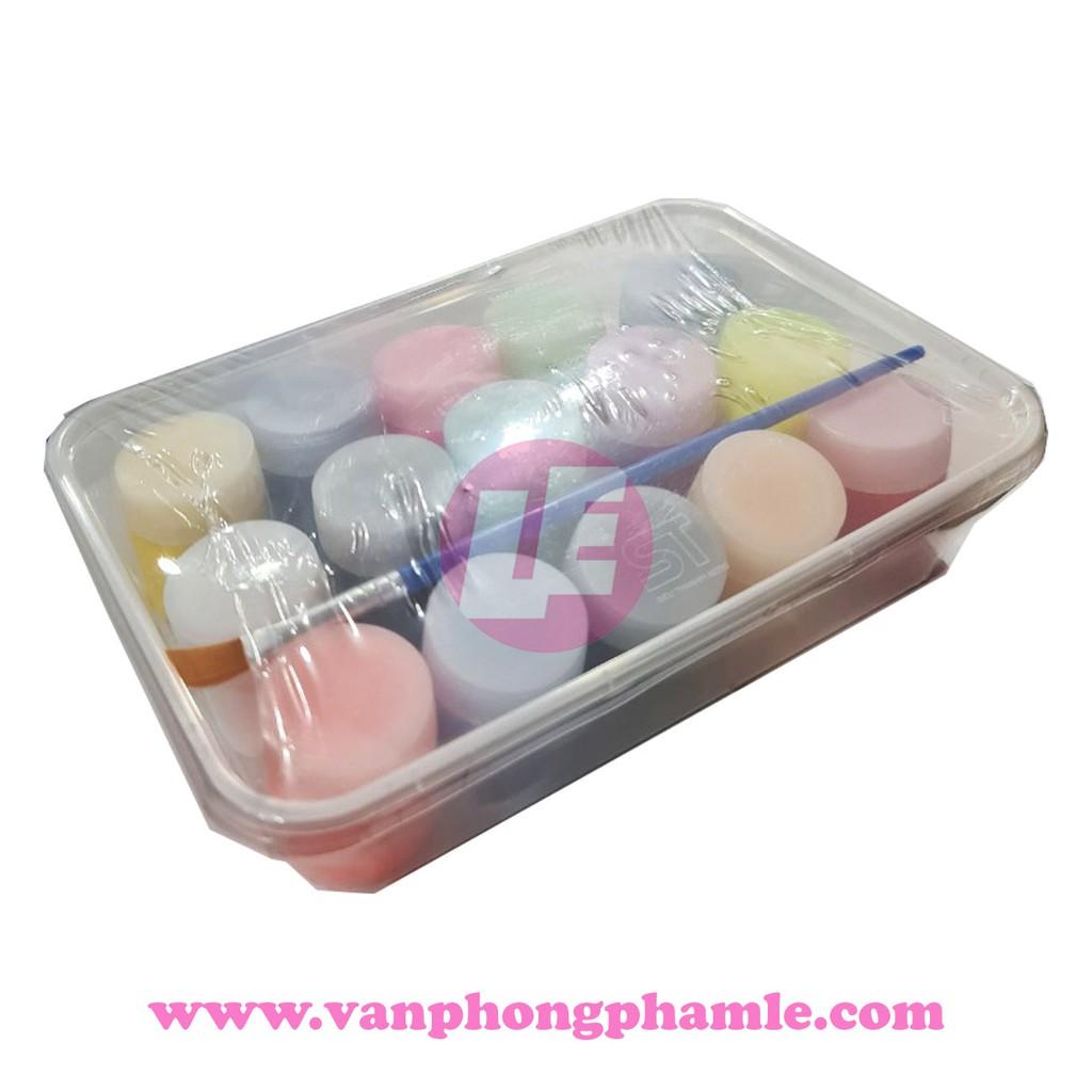 Bộ màu nước phổ thông 15 màu có kèm cọ