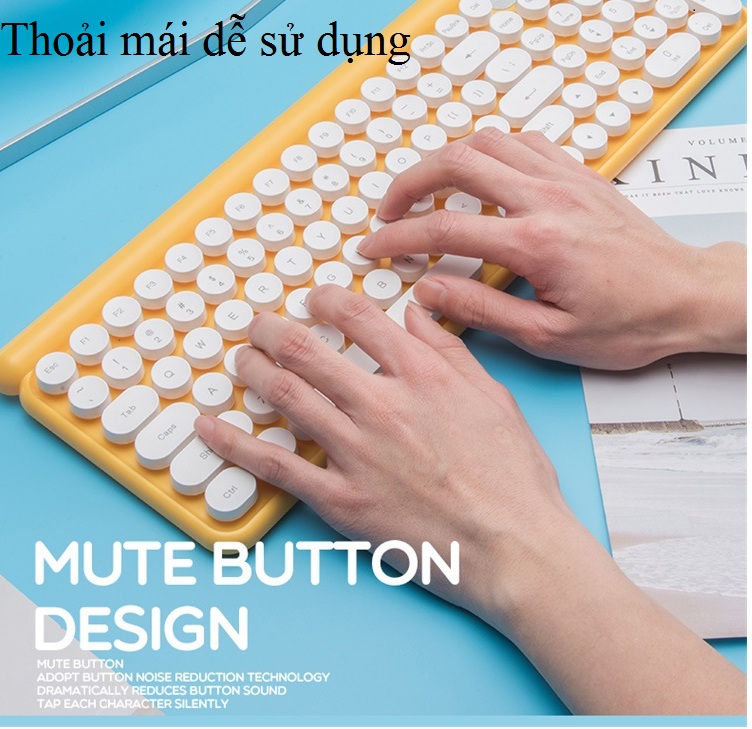 Bộ bàn phím và chuột không dây LT400 phiên bản sạc - Hàng Nhập Khẩu