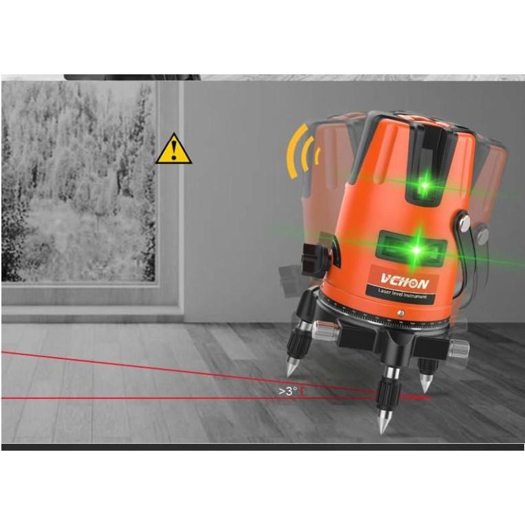 Máy cân bằng 2 tia laser xanh chuẩn xác Vchon
